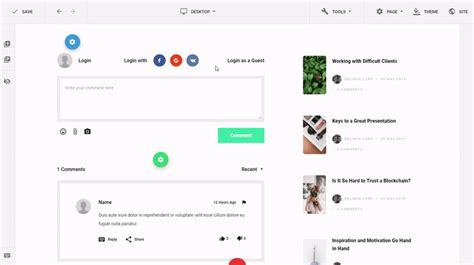 Gridbox Comments App Powerful And Modern Comment System For Your Site