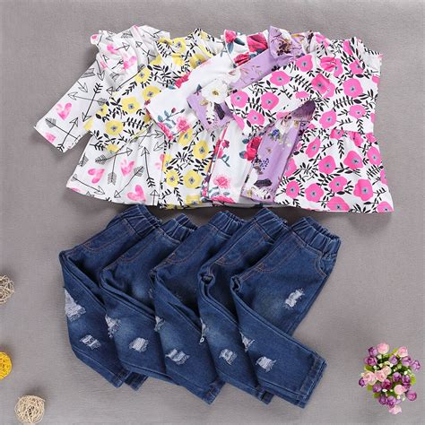 Conjunto De 2 Peças Para Meninas Pudcoco Roupas Bonitas Com Estampa