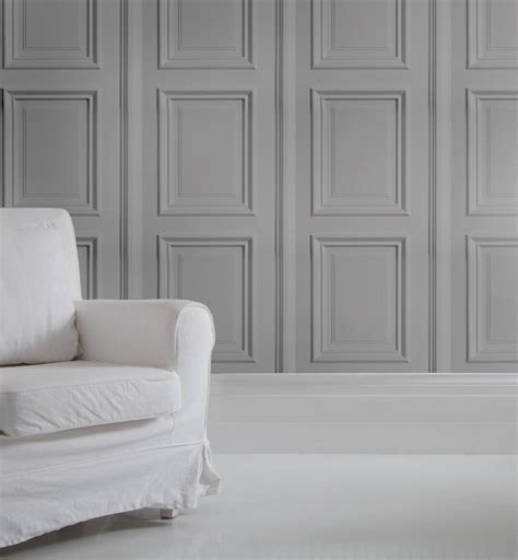 Panelled Effect Wallpaper Available In 3 Colourways Willowandgreen