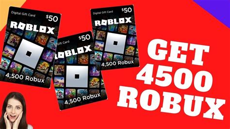 Roblox T Card Codes Get 4500 Robux Code Youtube