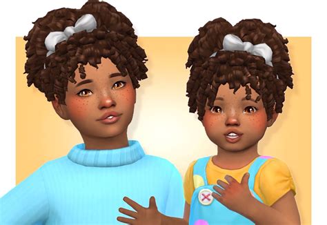 Simlishshawty Afro Hair Sims 4 Cc Sims Hair Sims 4 Cc Kids Clothing