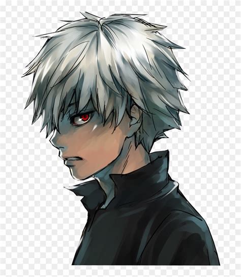 Lien Direct White Haired Anime Boy Badass Clipart 5520480 Pikpng