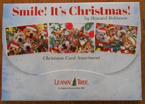 20 Leanin Tree Christmas Cards Smile Its Christmas Selfies Cats