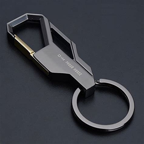 Kestar Car Key Chain Key Ring Business Keychain For Men Black Amazon