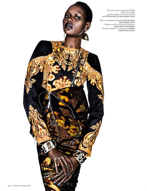 ajak deng models fall brights for vogue netherlands by marc de groot fashion gone rogue