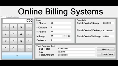 How To Create Billing Systems In Visual Basic Net Youtube