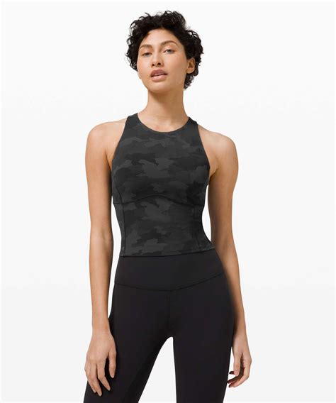 Lululemon Key To Balance Tank Heritage 365 Camo Deep Coal Multi