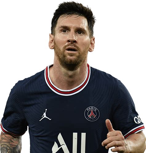 Lionel Messi Paris Saint Germain Football Render Footyrenders