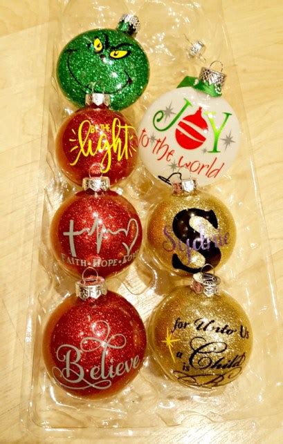 Learn How To Make Personalized Diy Glitter Ornaments