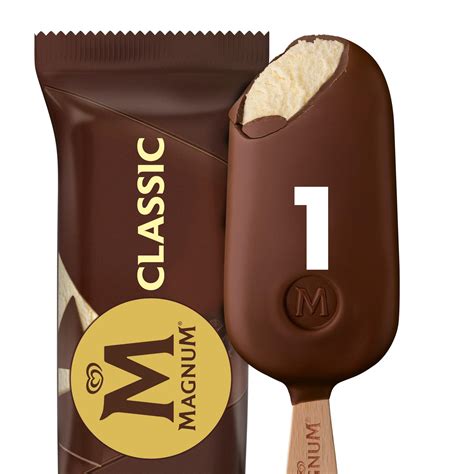 Magnum Ice Cream Stick Classic 110 Ml Ice Cream Cones Sticks And Bars