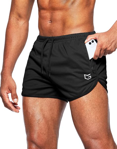 Buy G Gradual Men S Running Shorts Inch Quick Dry Gym Athletic Jogging Shorts With Zipper