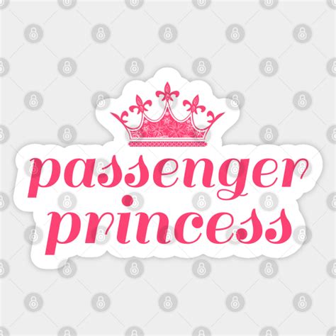 Passenger Princess Only Bumper Car Passenger Princess Only Sticker