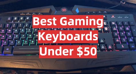 Top 5 Best Gaming Keyboards Under 50 2022 Review Gamingprofy