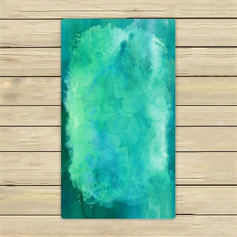Add pretty color and texture to your bathroom with this aqua, tufted all that jazz bath rug. ECZJNT Blue Green Aqua Teal Turquoise Paper Beach Bath ...