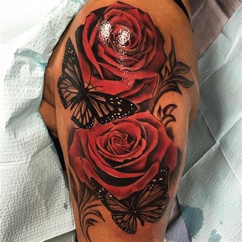 Kat Tat On Instagram Roses And Butterflies By Me At