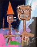 Jean-Michel BASQUIAT; another painting on the back | Jean michel ...