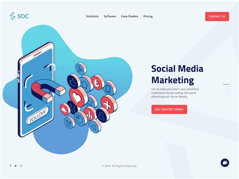 Social Media Agency Website Template