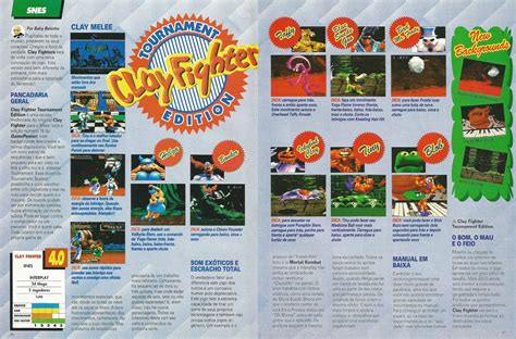 Clay Fighter Tournament Edition of Super Nintendo in Super GamePower nº 5