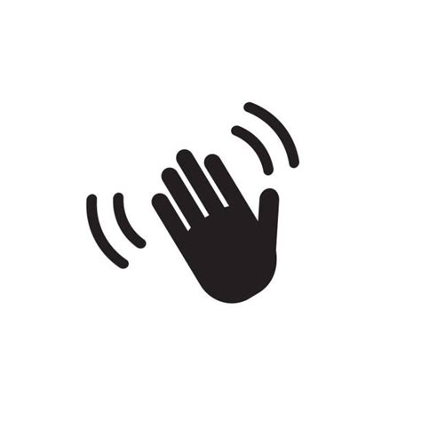 Wave Hand Clipart Black And White Car