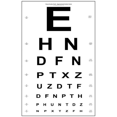 Visual Acuity Snellen Chart How To Use Labb By Ag