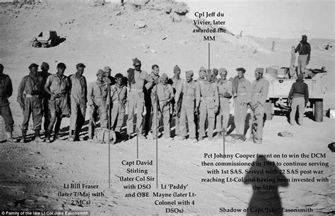 1941 Photograph Of Sas Shows The Originals Men Who Survived Operation