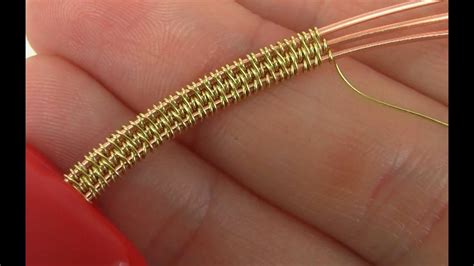 Wire Wrapping Weaving Style Using 3 Base Wires Tutorial Wire Work