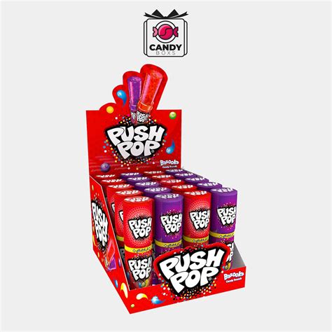 Bazooka Push Pop 15g Candy Boxs Candyboxs