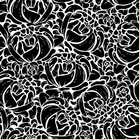 Black Lace Border Stock Vector Illustration Of Floral 29583299