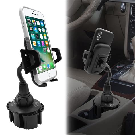 Buy Macally Car Cup Holder Phone Upgraded Adjustable Gooseneck Cell