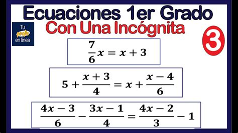 Ecuacion De Primer Grado Con Coeficientes Fraccionarios Ejemplo 1 Images