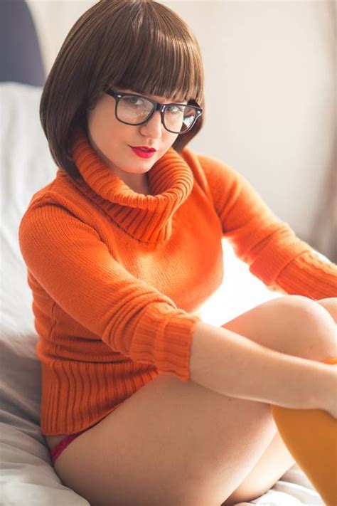 COSPLAY Zoinks Echidna As Sexy VELMA From SCOOBY DOO Sexy Cosplay