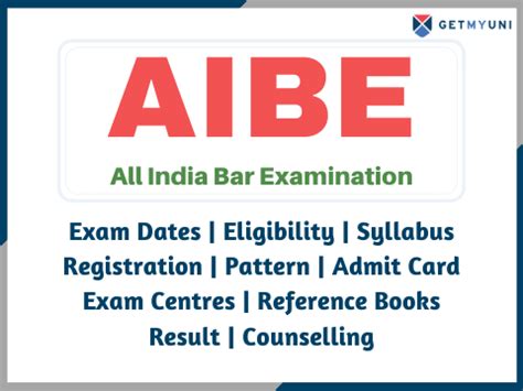 Aibe xv 2020 result will be released in 3rd week of march 2021 by the bar council of india (bci). AIBE 2021: Exam Date, Registration, Full Form, Login ...