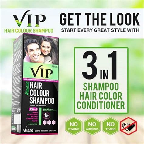 Ships from and sold by exportmall. Vip Hair Colour Shampoo 180 ML Brown Color Best in Pakistan