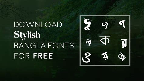 Download 700 Stylish Bangla Fonts For Free Droitthemes