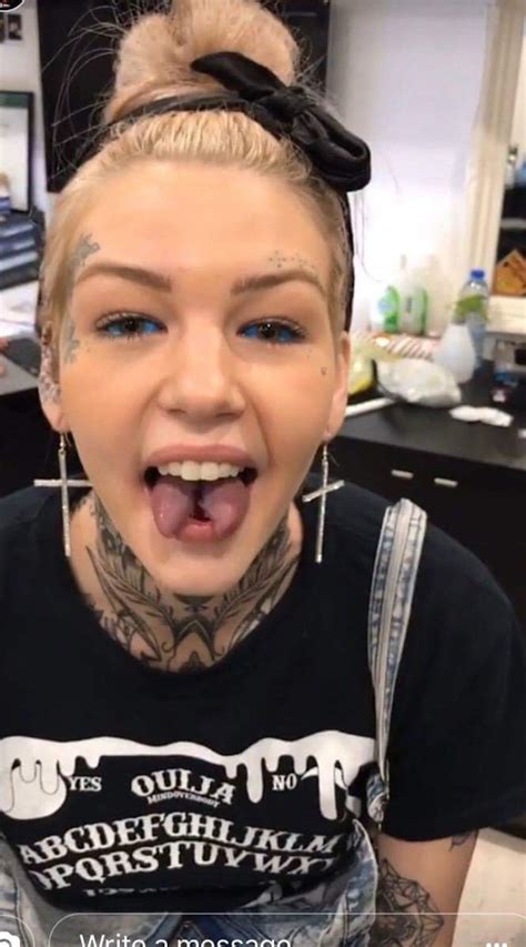 A Woman Who Has Spent 70000 On Tattoos And Body Modifications Looks Completely Different In