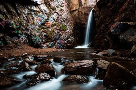 Graffiti Falls By Craig Forhan 500px Rainbow Falls Graffiti