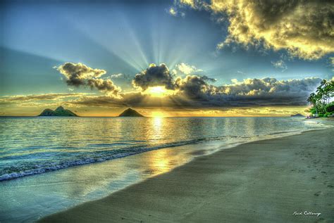Dawns Early Light Lanikai Beach Sunrise Hawaii Collection Art