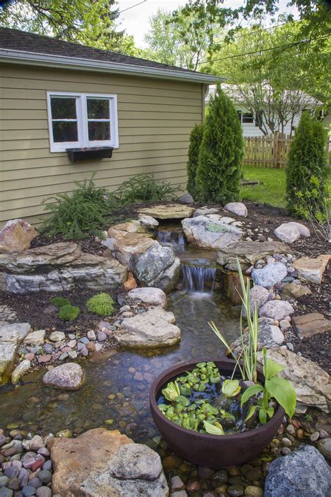 Front Yard Pond Design Ideas Waterfalls Backyard Ponds Backyard Water Features In The Garden