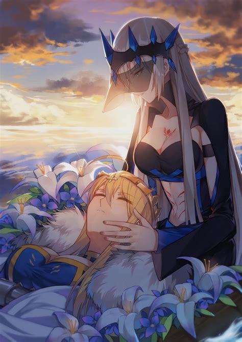 Artoria Pendragon Artoria Pendragon And Morgan Le Fay Fate And 2