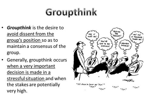 8 Signs Groupthink May Be Crippling Your Team Bizcatalyst 360°