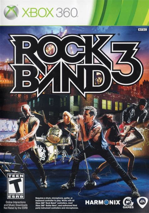 Rock Band 3 2010 Box Cover Art Mobygames