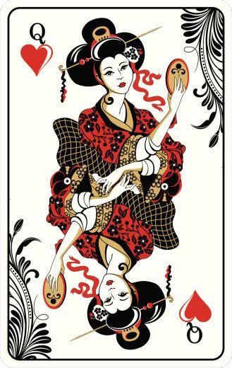 Queen Of Hearts Playing Card Illustration Id163861669 329×520