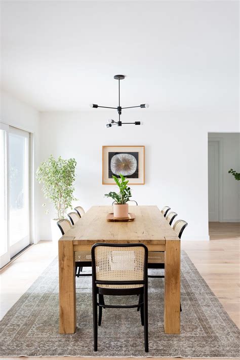 Warm And Minimal Dining Room Designed By Carly Waters Style Minimalist