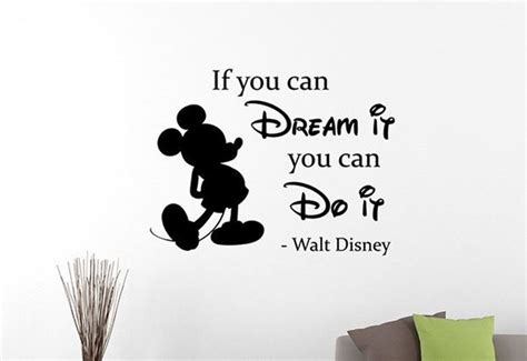 If You Can Dream It You Can Do It Walt Disney Inspirational Etsy In
