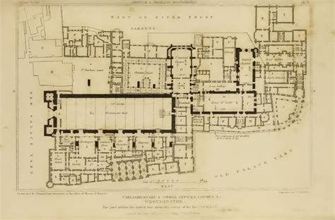 Archimaps — Floor Plan Of The Old Westminster Palace London Floor