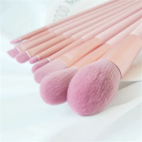 Waylike Hot Pink Makeup Brushes Set Eye Shadow Foundation Powder