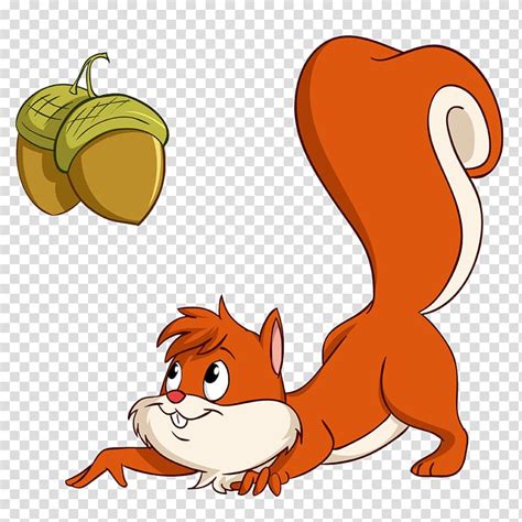 Squirrel Cartoon Cute Squirrel Cartoon Stock Illustration Download