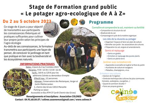 Formation Grand Public Le Potager Agro Cologique De A Z