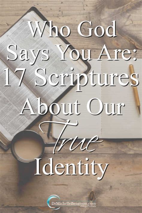 Who God Says You Are 17 Scriptures About Our True Identity Dr