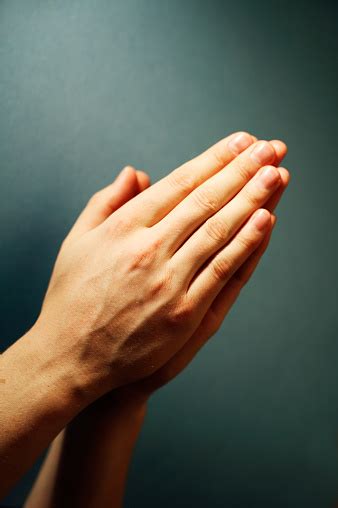 Hands Clasped In A Prayer Position Stock Photo Download Image Now